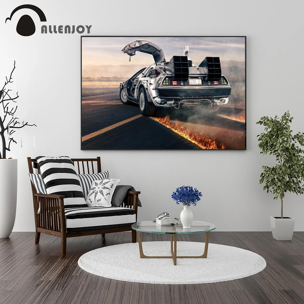 Allenjoy постеры из фильма Назад в будущее гоночный автомобиль научная фантастика
