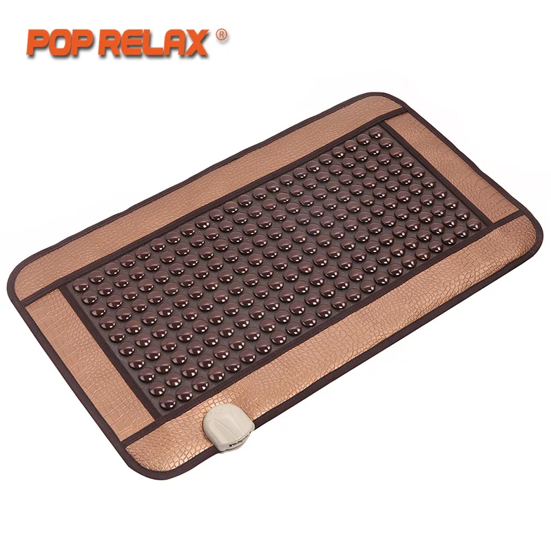 POP RELAX Tourmaline Stone Massage Mat Anion Far Infrared Heating Thermal Physiotherapy Jade Germanium Health Care Mattress | Красота и