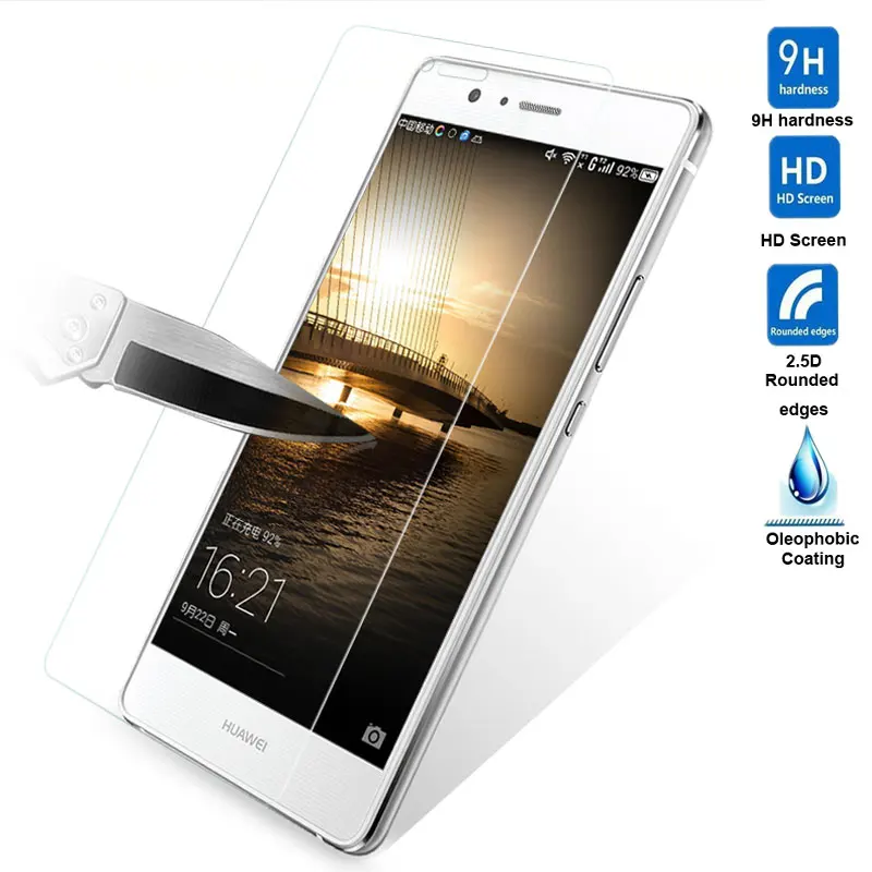 Для Huawei Ascend P10 lite P9 P8 honor 6C 6X 8 9 Lite 2017 Защитная пленка для экрана взрывозащищенное