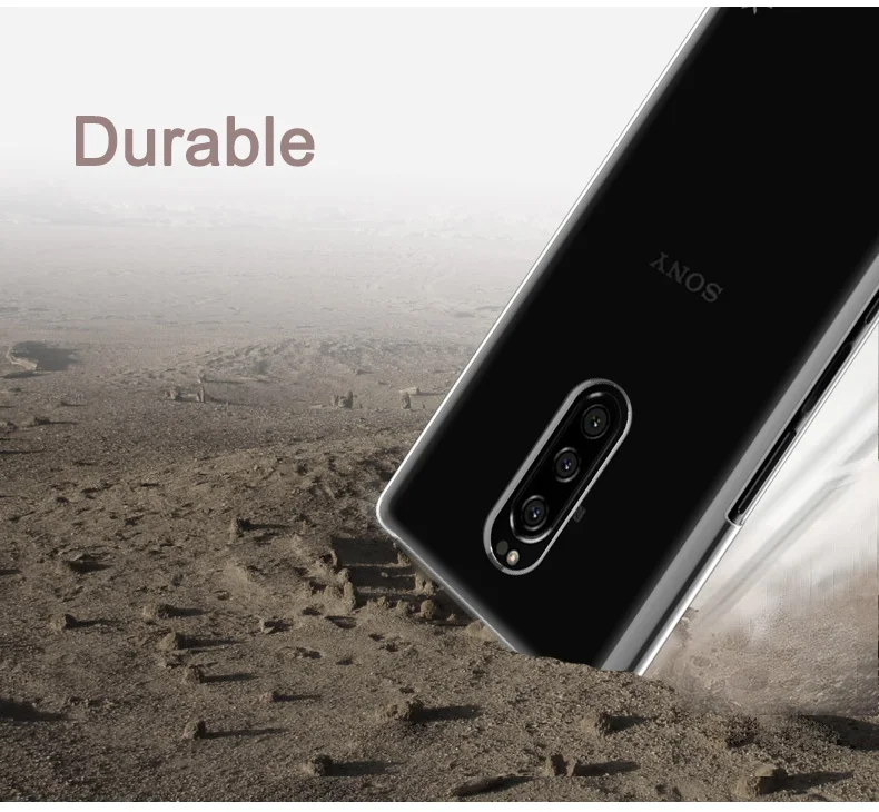 Чехол IMAK Для Sony Xperia 1 прозрачный износостойкий жесткий чехол из поликарбоната для