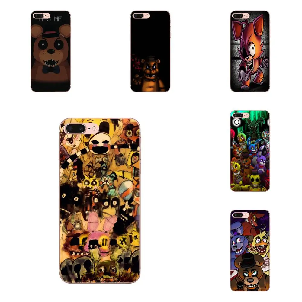 Стильный чехол из ТПУ для Huawei P7 Honor 4C 5A 5C 5X 6 6C 6A 6X 7 7X 8 9 V8 V10 Y3II Y5II Y6II G8 Play Lite Chibi Freddy