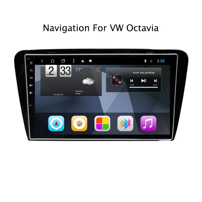 10 1 &quot2G ram 32G rom Восьмиядерный Android 8 автомобильный радиоприемник стерео для Skoda Octavia