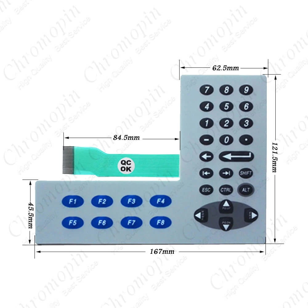 Мембранная клавиатура для AB 2711P-B4C20A8 2711P-B4C20D8 PanelView Plus 6-400 |