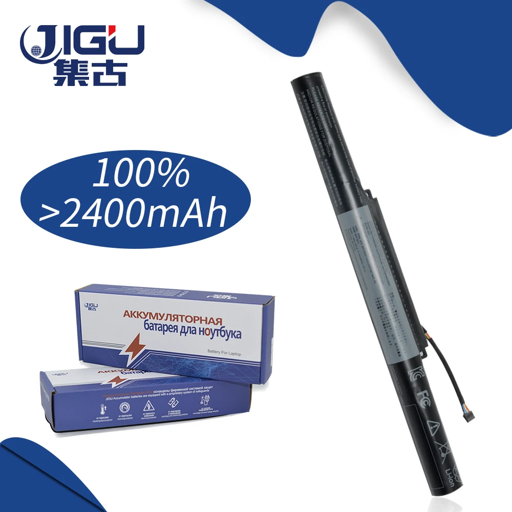 JIGU 4 ячейки 5B10H30034 L14L4A01 Аккумулятор для ноутбука LENOVO IdeaPad Y50C Z41 70 Z51 70|Аккумуляторы
