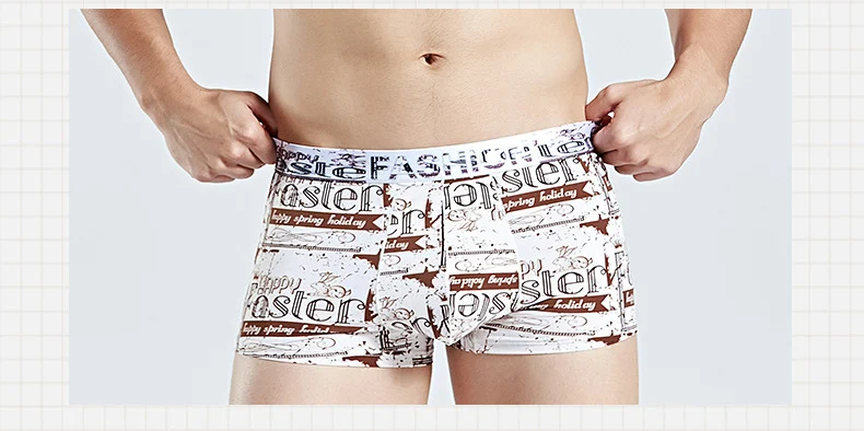 13 colors Underwear for men ice silk summer underpants male casual boxer Maple leaf print shorts man pants panties