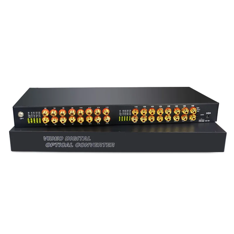 32 аудио по FC волоконно-оптический удлинитель (односторонний) передатчик и