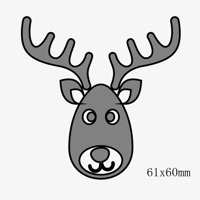 Cute Animals Avatar Metal Cutting Dies Deer Dog Pig Bear Hippo Craft dies for DIY Scrapbooking Paper Cut Cards Stamps New | Дом и сад