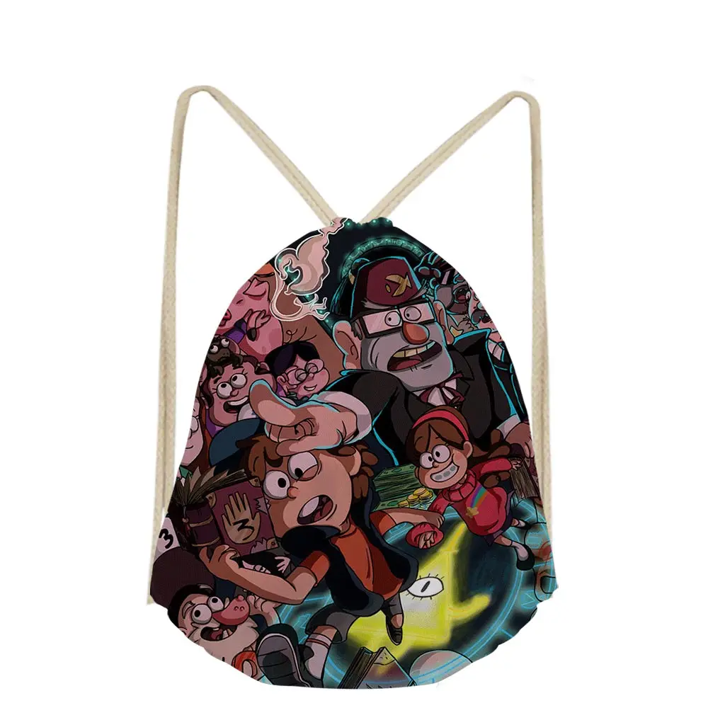 3D Мода Аниме Мультфильм Пользовательские Mochilas Escolar обуви карман шнурок сумка шоппер мальчики девочки школьный Чехол Детская сумка