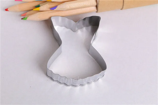 1 шт./лот серия женской одежды сексуальное платье мини-юбка резак для печенья