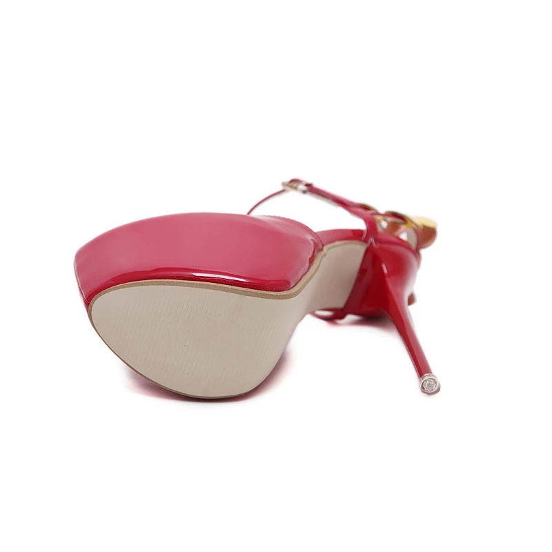 Лидер продаж пикантные Босоножки на платформе и высоком каблуке женские римские