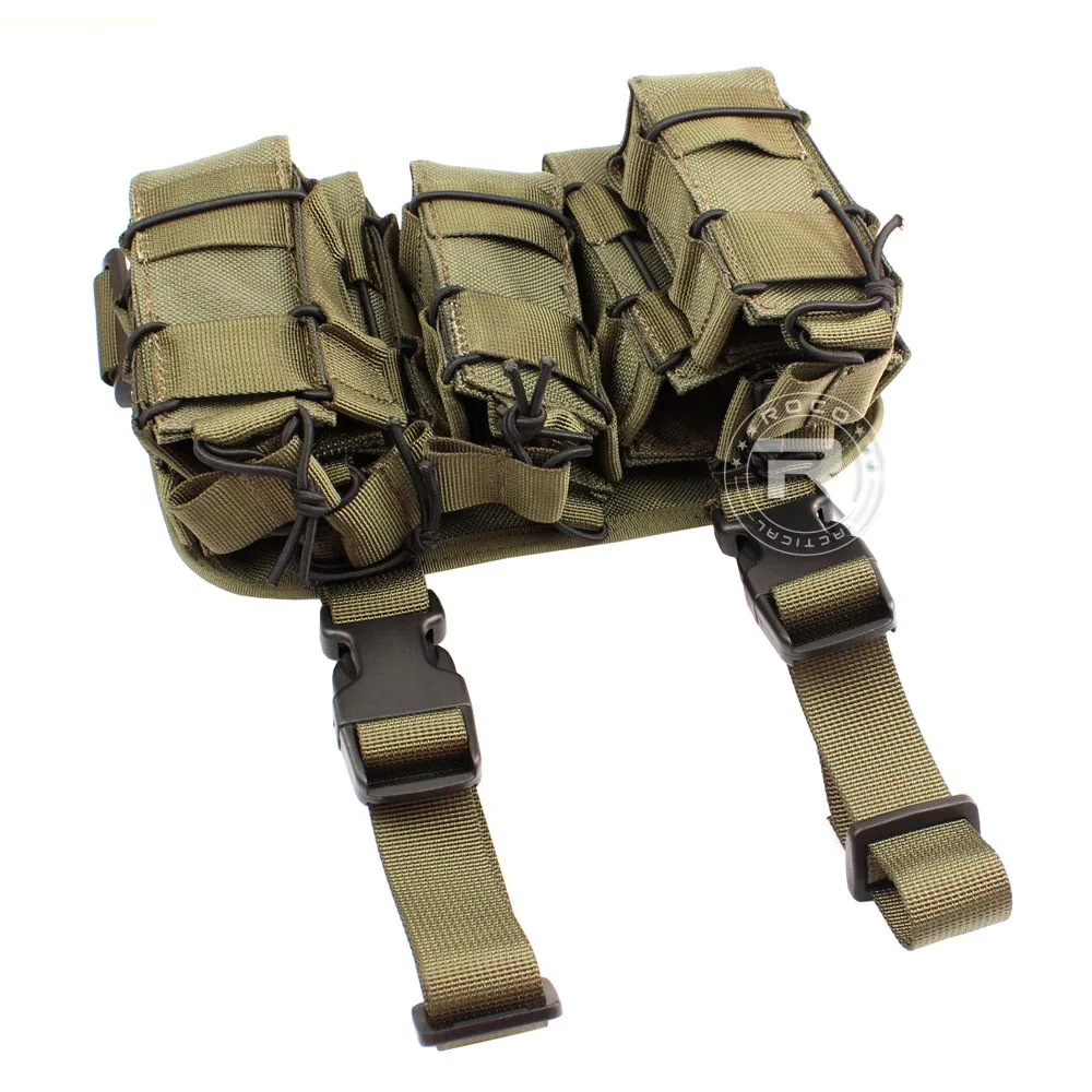 ROCOTACTICAL военная сумка для ног с прикрепленным подсумок& Фонарь держатель ноги бедра снаряжение кобура пистолет журнал
