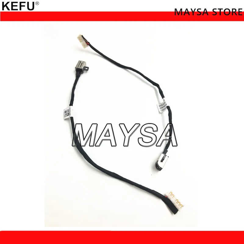 

GENUINE New Laptop DC POWER JACK w/ CABLE connector Fit For Dell 15 5000 5565 5567 17-5765 i5765 P32E BAL30 0R6RKM DC30100YN00