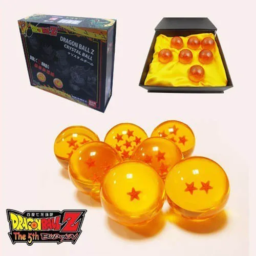 Горячая продажа Аниме DBZ 4 5 см Реплика Dragon ball Z Dragonball Shenron хрустальный шар 7 шт. с
