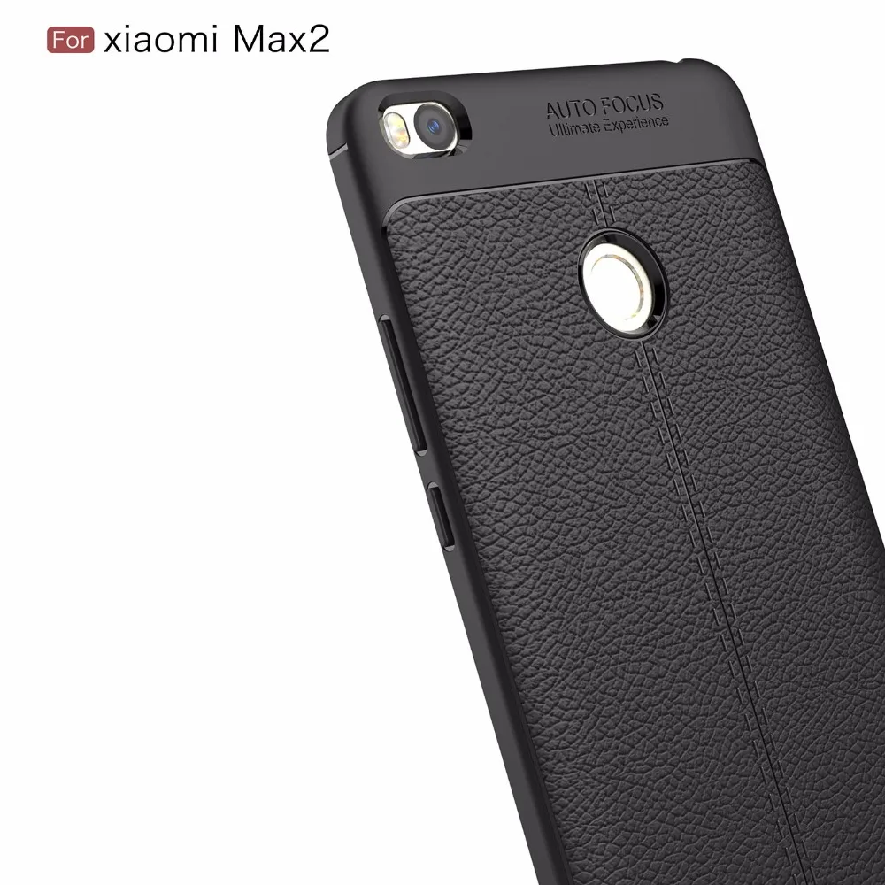 Оригинальный чехол для Xiaomi Mi Max 2 Mimax Max2 роскошный прочный мягкий Силиконовый ТПУ
