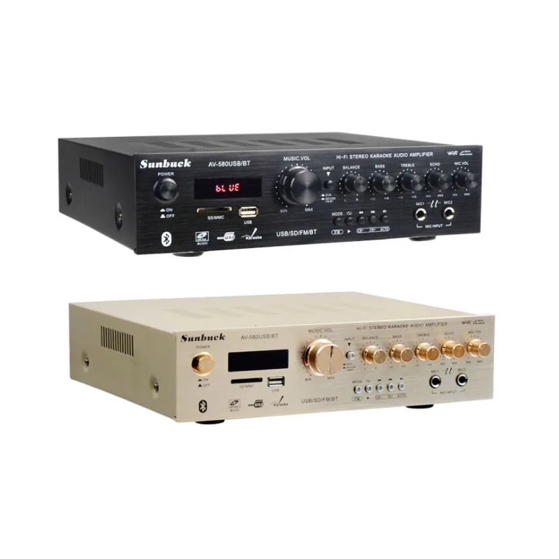 Kaolanhon100W* 2+ 50 Вт* 2+ 50 Вт 5,1 2220 в TAV-580BT Bluetooth усилитель карты высокой мощности HIFI домашний аудио усилитель 4-16 евро