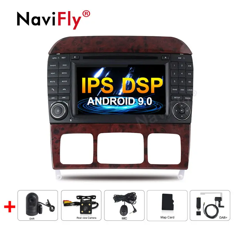 Новинка! Android 9 0 IPS DSP автомобильный dvd Радио Аудио мультимедийный плеер для Mercedes Benz