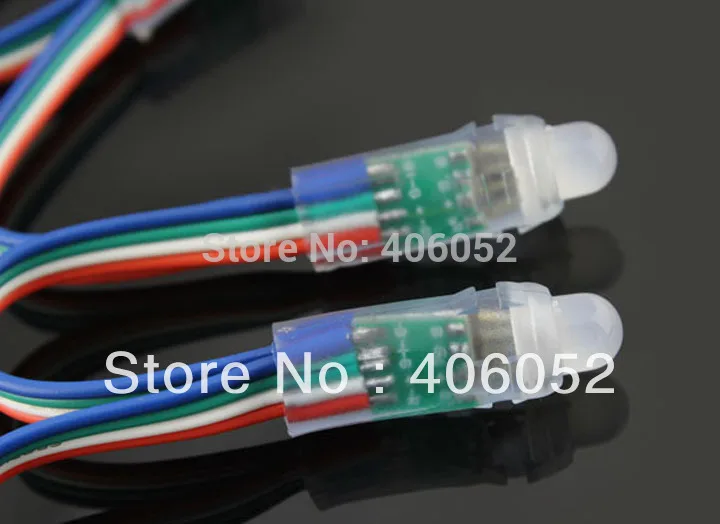 1000 шт. 12 мм IP65 Водонепроницаемый RGB LED Пиксели Модули пиксель строка | Лампы и