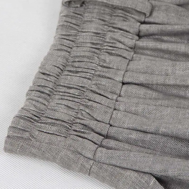 Женская плиссированная юбка средней длины повседневная до колен с высокой