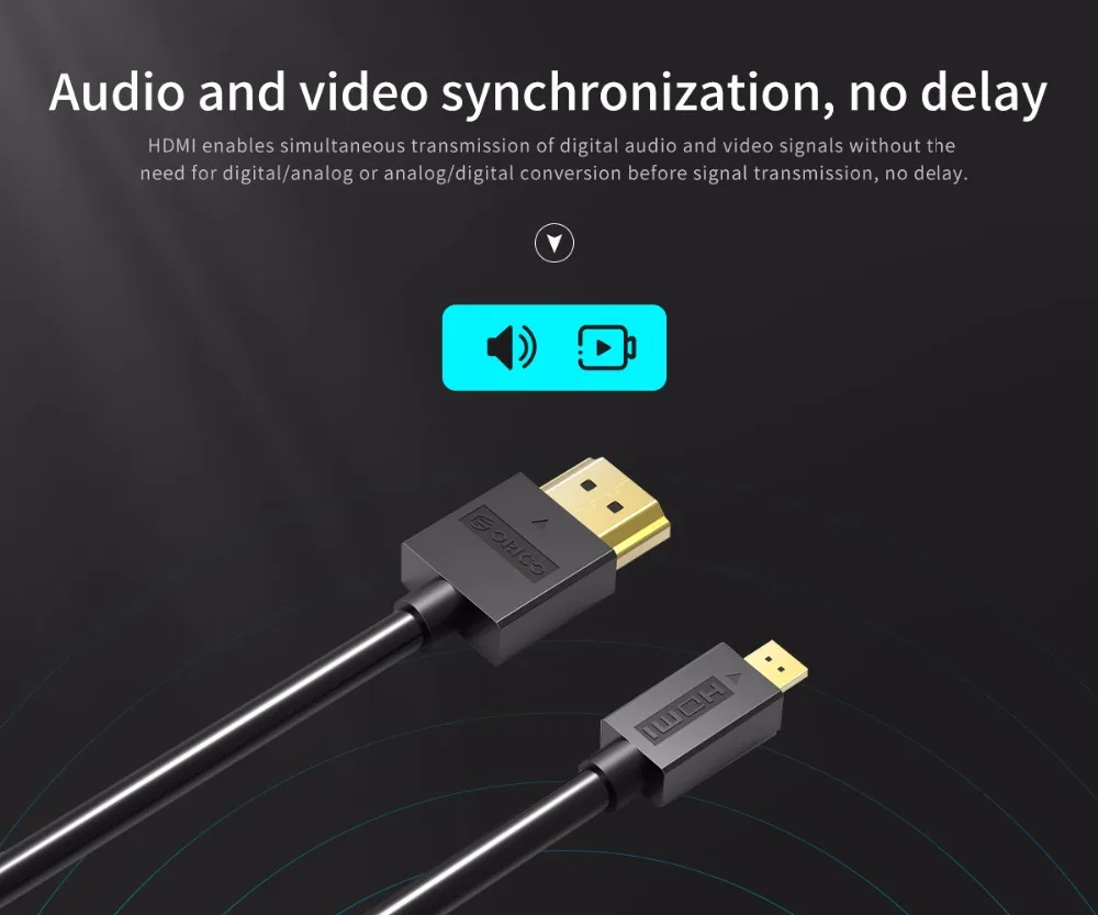 Кабель HDMI ORICO 4K 3D для HD TV сплиттер switcher PS3 проектор LCD компьютер 0 5/1/1. 5/3 м