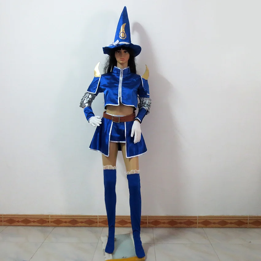 Фото LOL Luxanna Crownguard Lux The Lady of Luminosity Хэллоуин Униформа Костюм Косплей Настроить любой размер №1