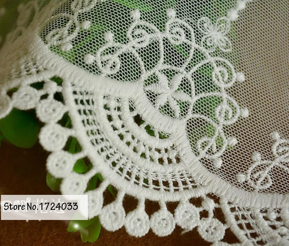 Ширина 12 см 2 искусственных вышивания искусственная кружевная отделка