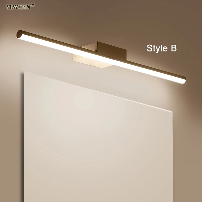 Новинка 2019 современный настенный светильник Wandlamp светодиодный зеркальный белый