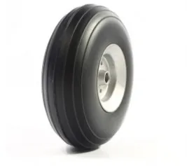 Полиуретановое колесо для радиоуправляемого самолета с алюминиевой втулкой