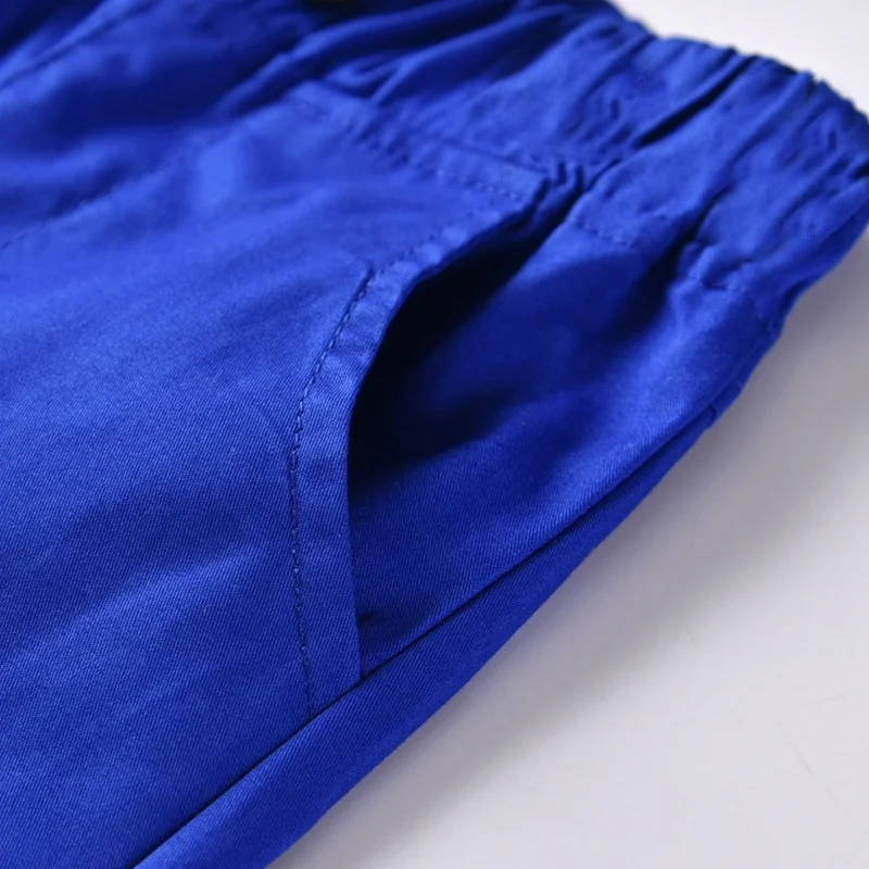 

Formal Kids Boy Gentleman Outfits Suits White Shirts and Suspender Pants 2pcs Sets Spring Autumn Fashion Children Party Clothes