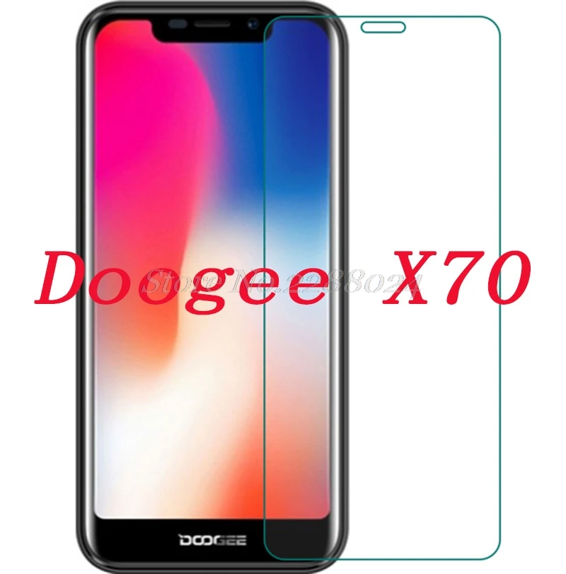 Закаленное стекло 9H для смартфона Doogee X70 5 дюйма Взрывозащищенная защитная пленка