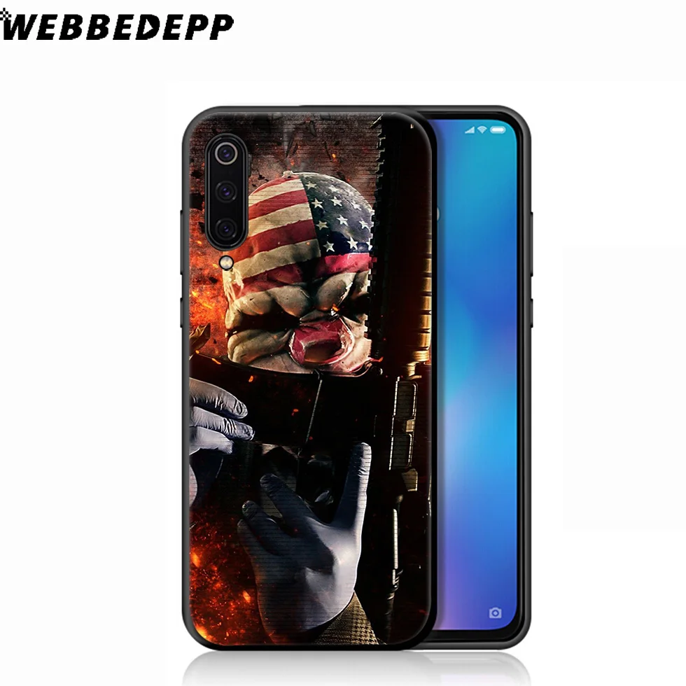 WEBBEDEPP Payday 2 игровой мягкий чехол для Xiaomi Mi 9T 9 8 SE 6 A1 A2 A3 Lite MiA1 MiA2 MiA3 F1 MAX 3 Mi8 CC9E CC9 |