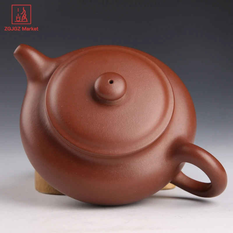 Yixing Da Hong Pao Pug Zisha чайник ручная работа из фиолетовой глины китайский мастер ZhouYouBao