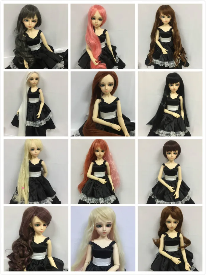 BJD парик для 1/3 кукла 58 см Tangkou BB девушка 2017 05265 22-25 |