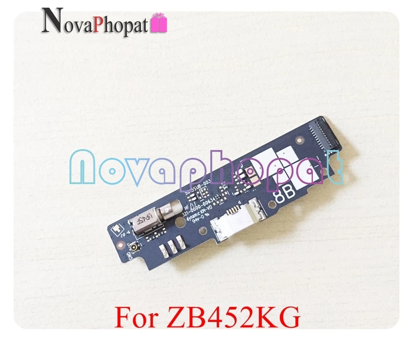 Novaphopat для Asus Zenfone Go ZB452KG ZC451TG ZC500TG ZB500KL X00AD порт для зарядной USB док-станции зарядное устройство микрофон Шлейф плата+ трек