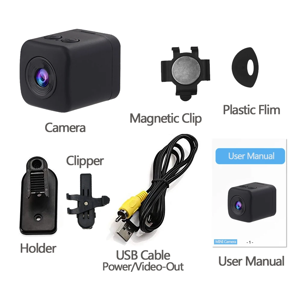 Мини DV ip камера TORTOYO SQ19 домашняя наблюдения безопасности видеокамера HD 1080 P ИК