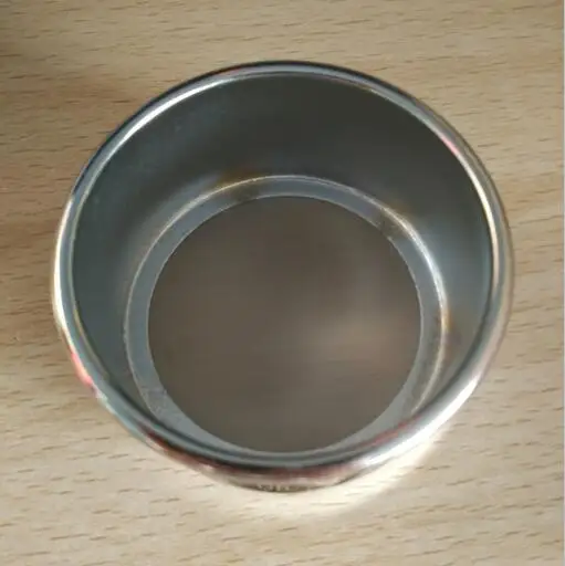 Стандартное тестовое сито 5 см х 3 см/хромированная рама + сетка SS/от 10 до микрон 1