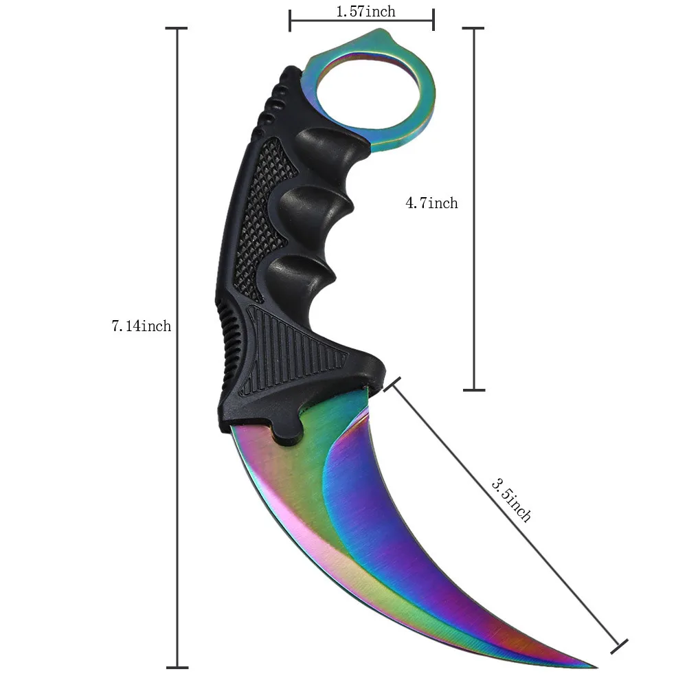 Новое поступление кемпинг инструмент убоя CS Go исчезают Counter Strike Karambit ручной