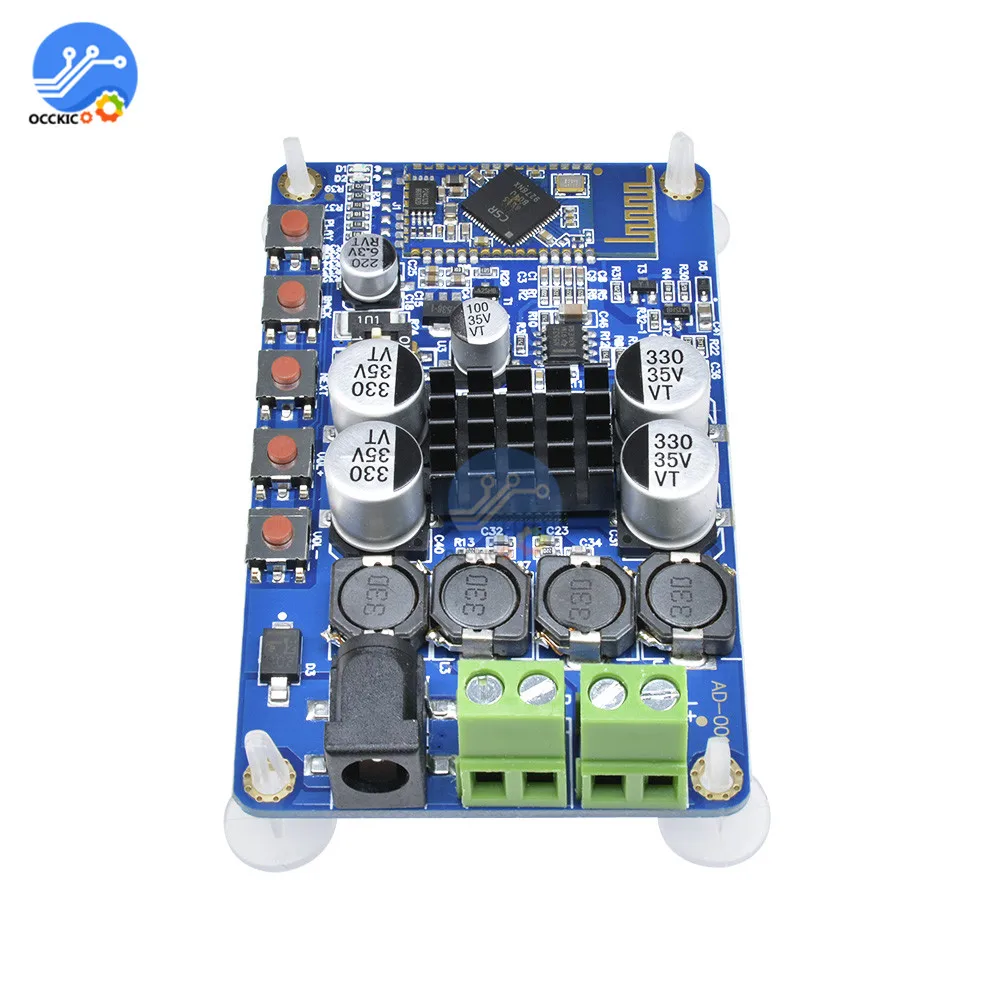 Плата цифрового усилителя TDA7492P Bluetooth 4 0 2x50 Вт 8 25 В постоянного тока|Операционные