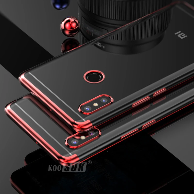 Прозрачный мягкий чехол для Xiaomi Redmi Note 5 Pro деловой силиконовый из ТПУ с полной