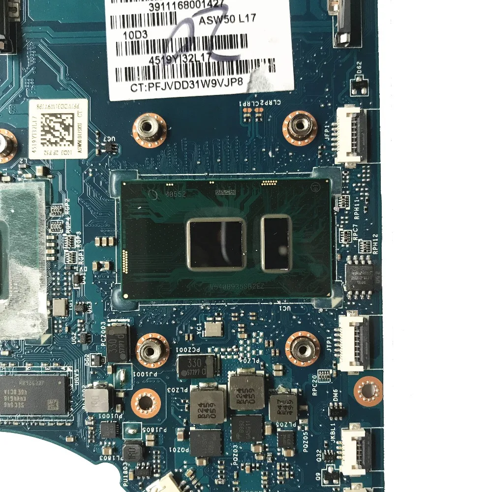 Для HP 15-AE 15T-AE материнская плата для ноутбука 829900-601 ASW50 LA-C503P с i7-6500U CPU GTX950M/4GB GPU 100%