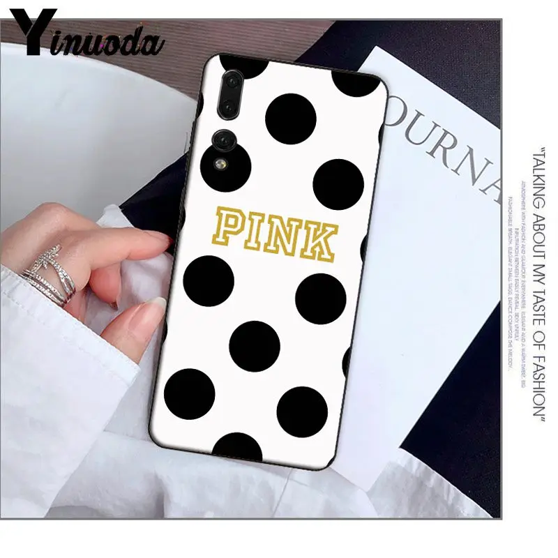 A13 Yinuoda розовый чехол для телефона Victoria LOVE на заказ, мягкий чехол для телефона huawei P20 Pro P10 Plus P9 mate 10 Lite, чехол для мобильного телефона s - Цвет: A13