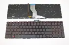 Новая английская клавиатура для HP Omen 15-AX000 15-ax001la 15-ax002la 15-ax201la 15-ax202la 15-ax204la красная подсветка без рамки