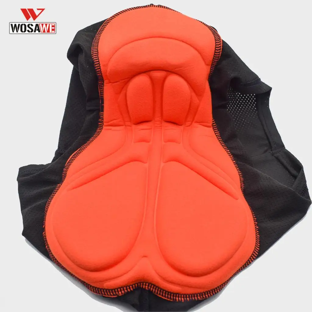 WOSAWE велосипедные шорты нижнее белье для велоспорта унисекс 5D гелевая подкладка