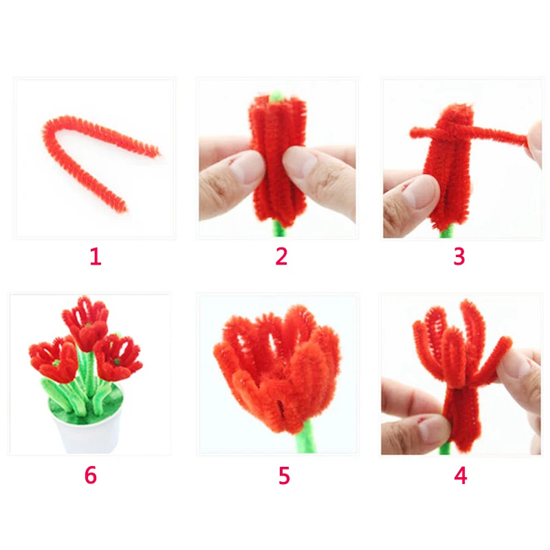 100 шт./лот Jouet Enfant Lote Twist Rods для детей ручной работы DIY художественные украшения
