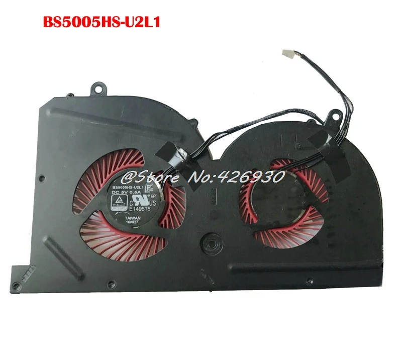 CPU GPU вентилятор и радиатор для MSI GS65 8SG RTX2060 2070MaxQ 2080MaxQ GS65VR BS5005HS U2F1 U2L1 16Q1