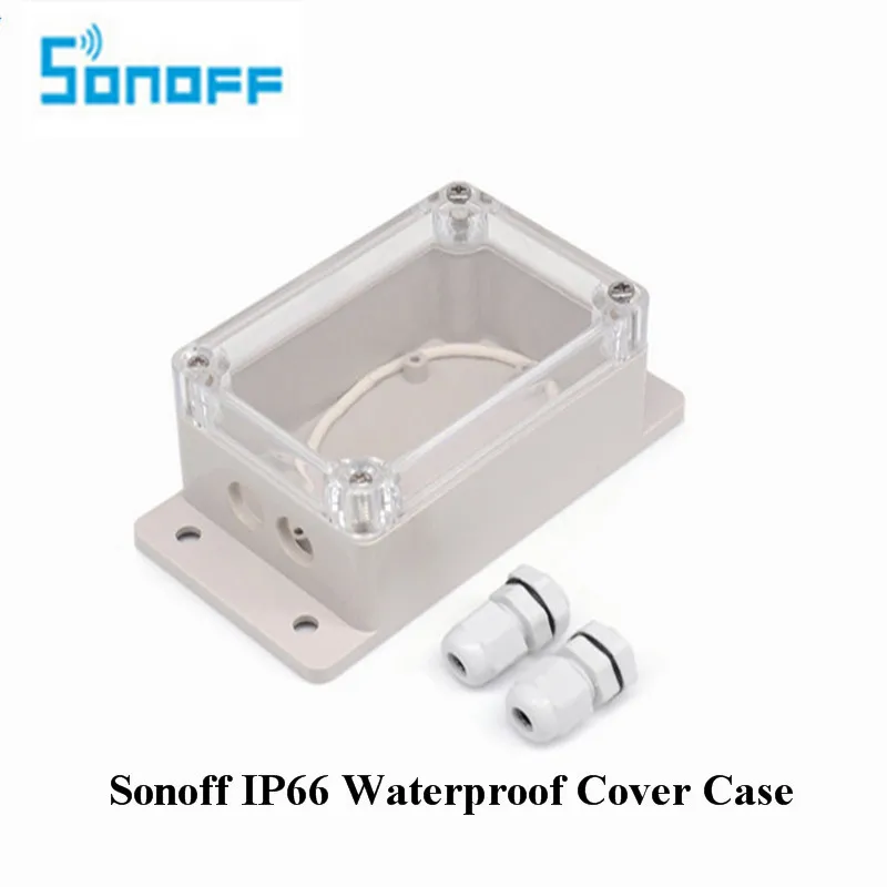 Sonoff IP66 водонепроницаемый чехол распределительная коробка для Sonoff Basic Wifi переключатель/Sonoff pow dual Th10/16 умный дом Модуль Автоматизации