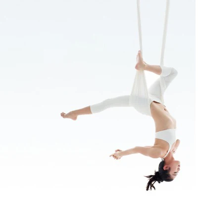 

Premium Silk Fabric Flying Aerial Yoga Hammock Set For Sale