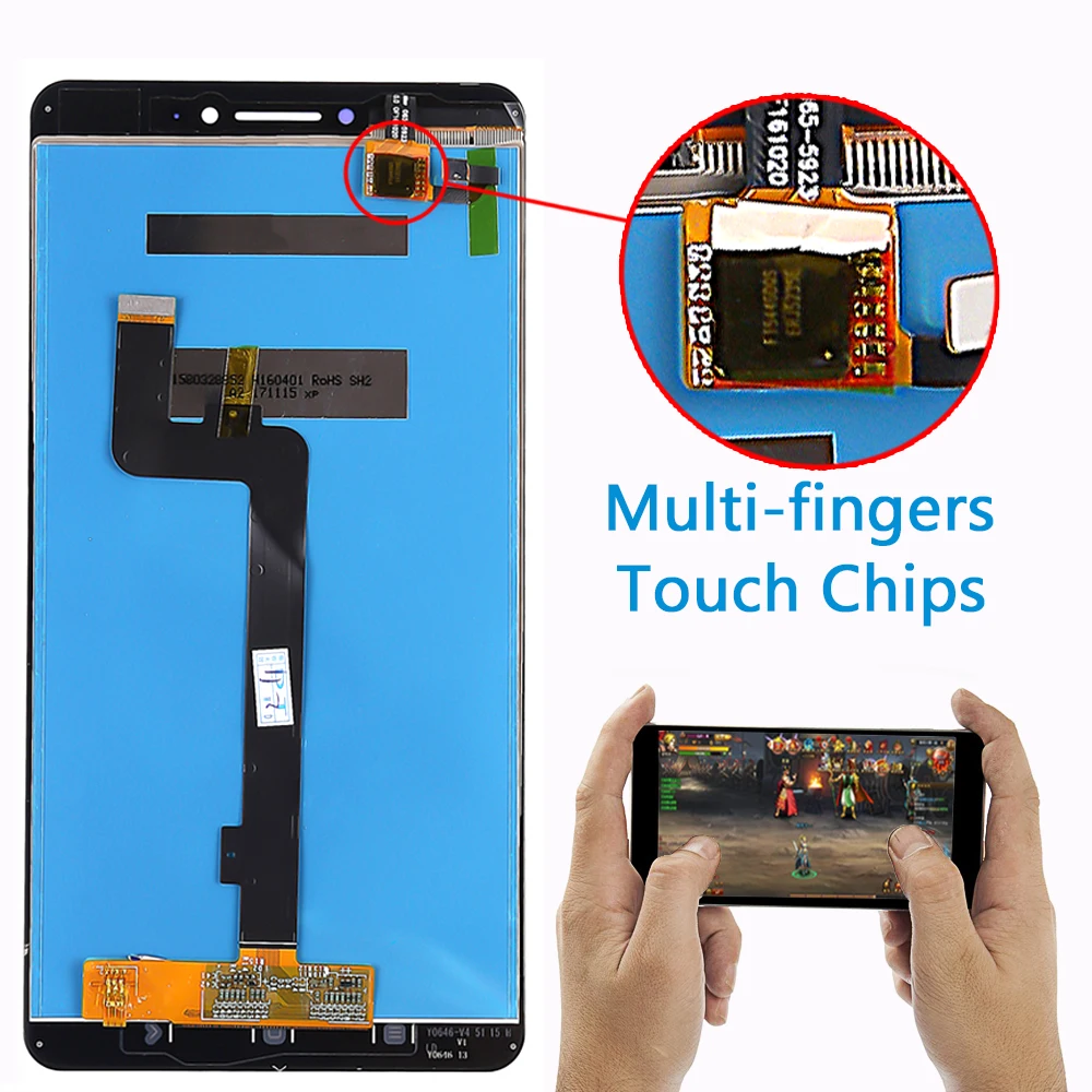 Качественный ЖК-дисплей AAA для Xiaomi mi Max/mi Max Pro сенсорный экран 6 44 дюймов дигитайзер