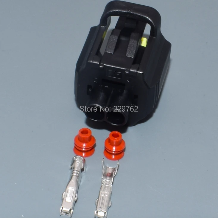 shhworldsea 2 pin 1.8mm car electrical waterproof plug auto female wire harness connector 184006-1 automotive | Автомобили и