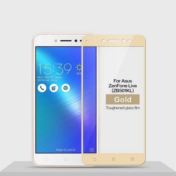 9H полное покрытие точный Взрывозащищенный экран Защитная пленка для Asus Zenfone Live