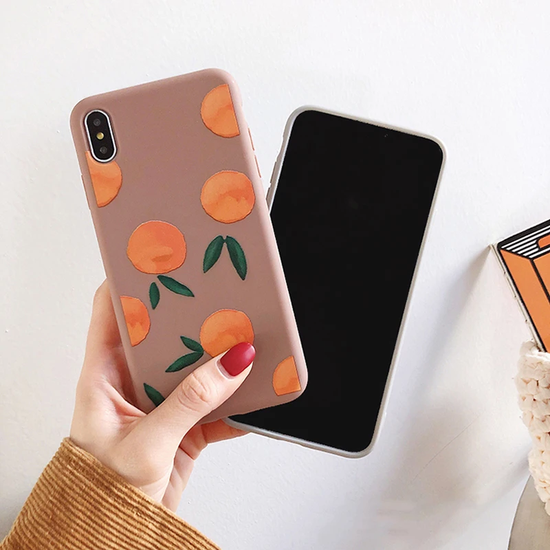 Мягкий ТПУ чехол LACK для iphone XS Max XR X 8 7 6S 6 Plus задняя крышка милые Мультяшные фрукты